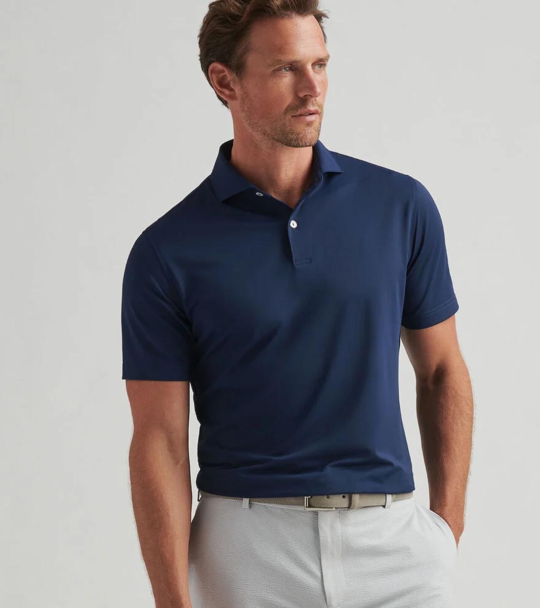 Peter Millar Crown Crafted Soul Performance Mesh Golf Shirts